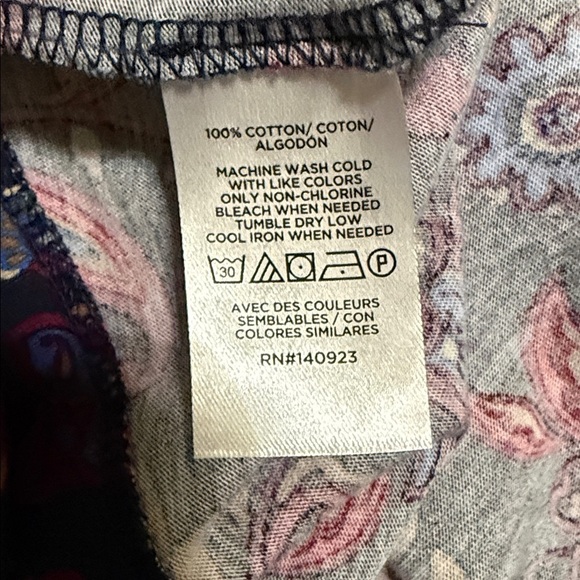 LOFT Paisley Ruffle Cinched Sleeve V-Neck Top SZ XXL - Picture 12 of 12